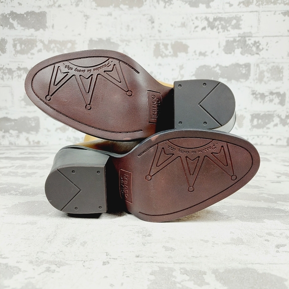 New Franco Sarto Glenice 2 Women Faux Leather Block Heel Tall Boots O580 - Picture 8 of 12